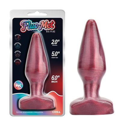 CHISA - BIG PLUG RED BUTT PLUG 6 - 15.5 CM