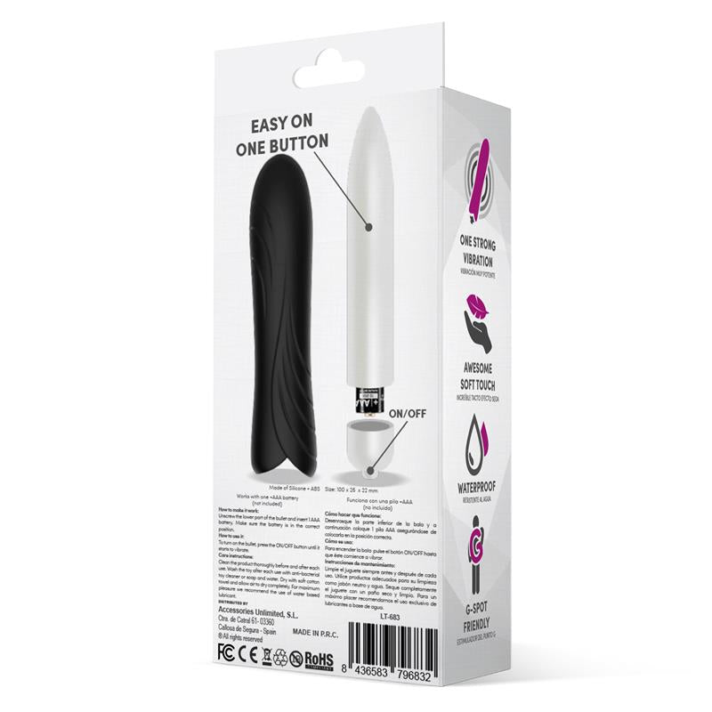 LATETOBED - BILIE EASY QUICK VIBRATING BULLET SILICONE BLACK
