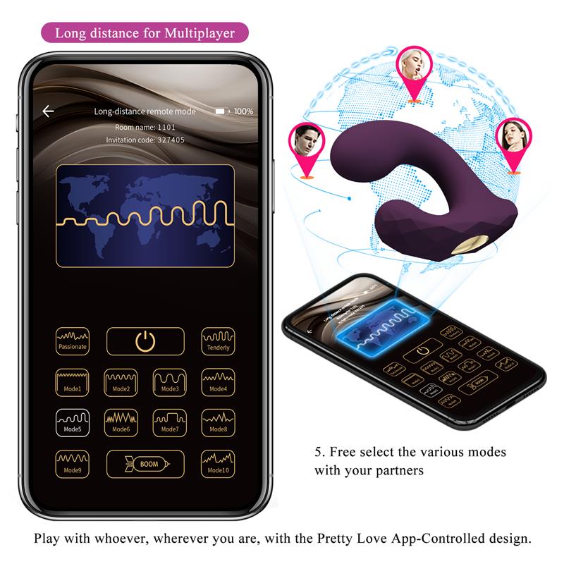 PRETTYLOVE - BILLY COUPLES TOY WITH APP