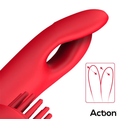 ACTION - BILMA VIBE WITH BRUSHING CLIT STIMULATOR AND ALTERNATING FUNCTION