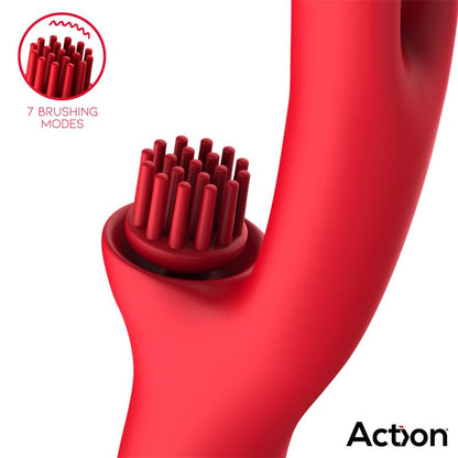 ACTION - BILMA VIBE WITH BRUSHING CLIT STIMULATOR AND ALTERNATING FUNCTION