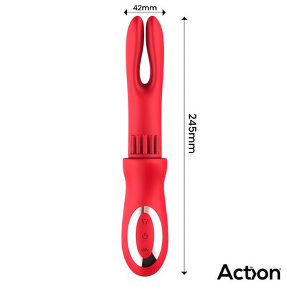 ACTION - BILMA VIBE WITH BRUSHING CLIT STIMULATOR AND ALTERNATING FUNCTION