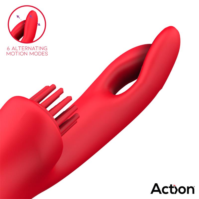 ACTION - BILMA VIBE WITH BRUSHING CLIT STIMULATOR AND ALTERNATING FUNCTION