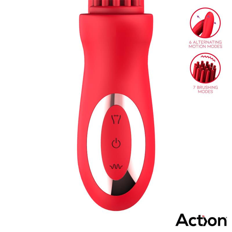 ACTION - BILMA VIBE WITH BRUSHING CLIT STIMULATOR AND ALTERNATING FUNCTION