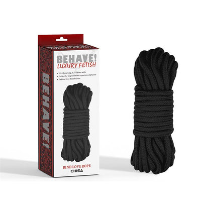 CHISA - BING LOVE BONDAGE ROPE BLACK 10M