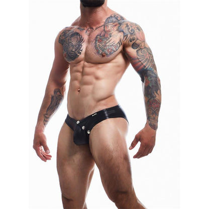 CUT4MEN - BL4CK01 BRIEF BRIEF WITH HOOK