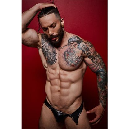 CUT4MEN - BL4CK01 BRIEF BRIEF WITH HOOK