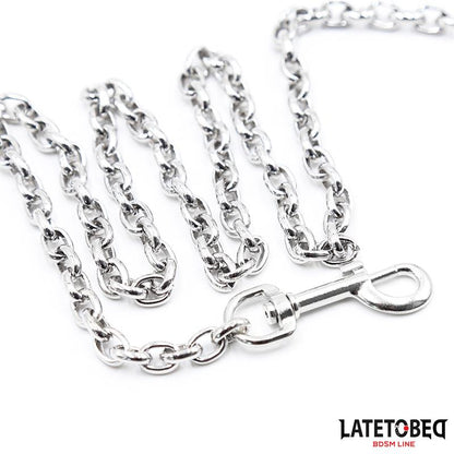 LATETOBED BDSM LINE - BLACK CHAIN LEASH 100CM