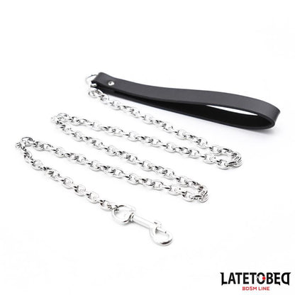 LATETOBED BDSM LINE - BLACK CHAIN LEASH 100CM