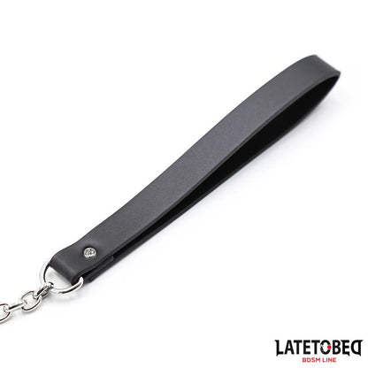 LATETOBED BDSM LINE - BLACK CHAIN LEASH 100CM