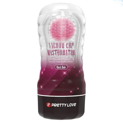 PRETTYLOVE - BLACK HOLE BALL-ROLLING MASTURBATOR CUP PINK