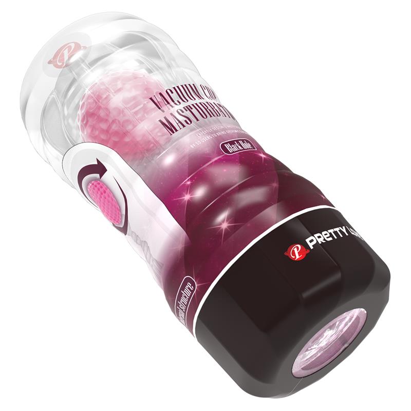 PRETTYLOVE - BLACK HOLE BALL-ROLLING MASTURBATOR CUP PINK