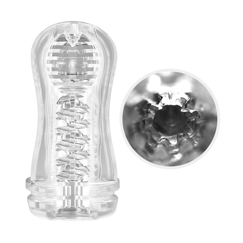 PRETTYLOVE - BLACK HOLE BALL-ROLLING MASTURBATOR CUP PINK