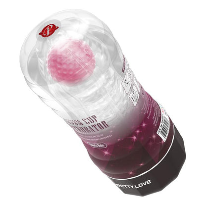 PRETTYLOVE - BLACK HOLE BALL-ROLLING MASTURBATOR CUP PINK