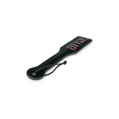 EASYTOYS - BLACK LEATHER PADDLE - BITCH