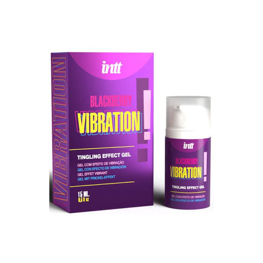 INTT - BLACKBERRY TINGLING EFFECT VIBRATING GEL 15 ML
