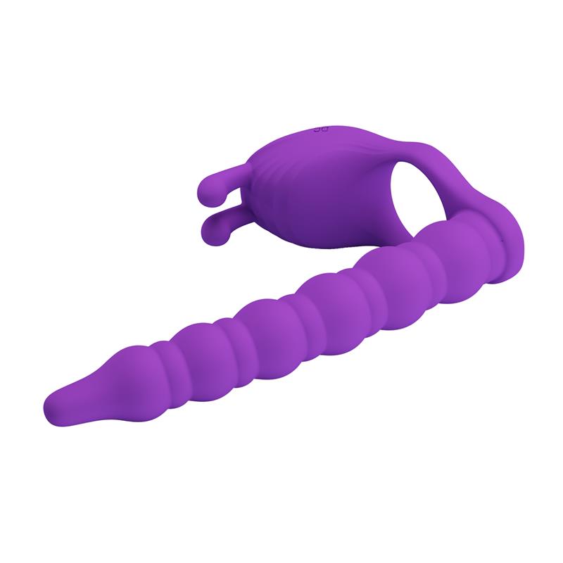 PRETTY LOVE - BLACKNEY PENIS RING WITH LILA VIBRATOR PLUG