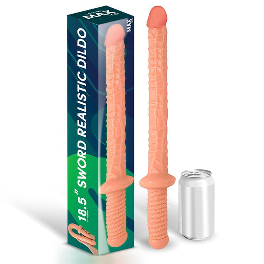 MAX & CO - BLADE REALISTIC DILDO SWORD 18.5 FLESH