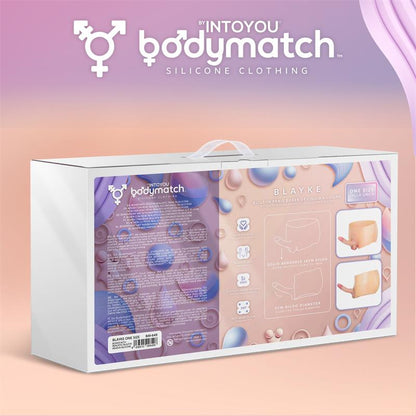 BODYMATCH - BLAYKE BOXER WITH 18 CM BUILT-IN PENIS LIQUID SILICONE ONE SIZE
