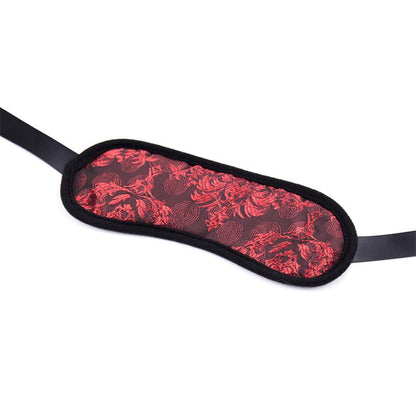 LATETOBED BDSM LINE - BLINDFOLD BICOLOR BLACK AND RED