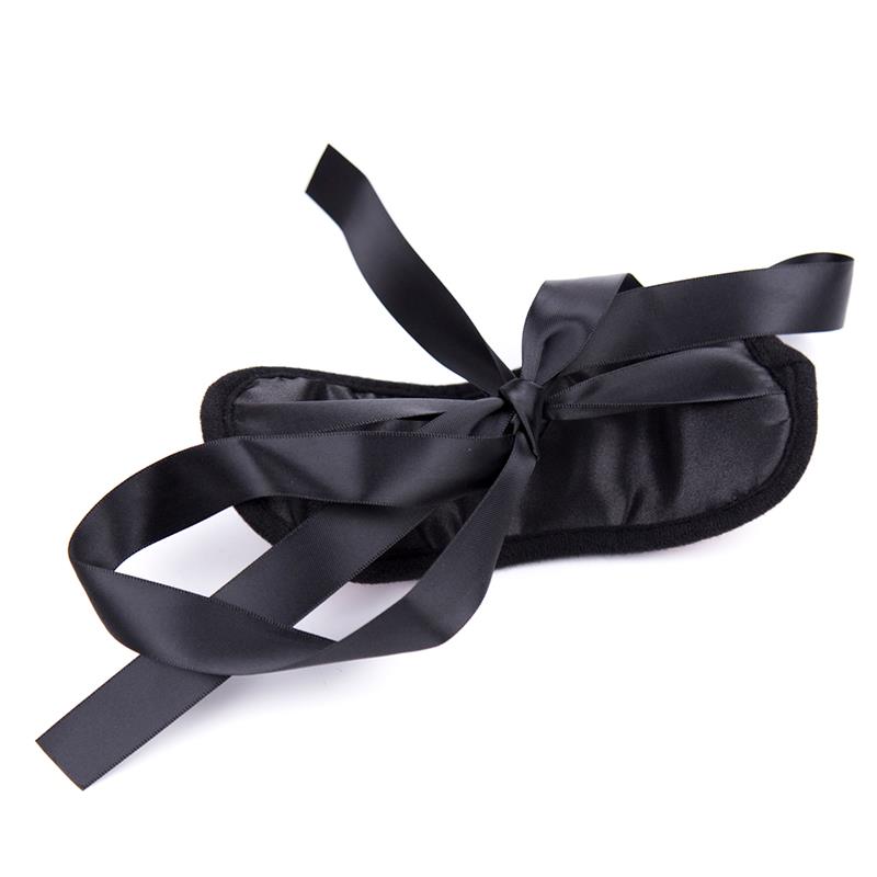 LATETOBED BDSM LINE - BLINDFOLD BICOLOR BLACK AND RED