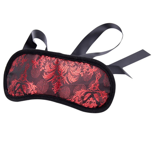 LATETOBED BDSM LINE - BLINDFOLD BICOLOR BLACK AND RED