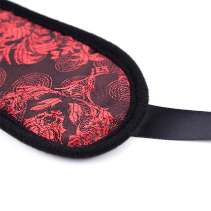 LATETOBED BDSM LINE - BLINDFOLD BICOLOR BLACK AND RED