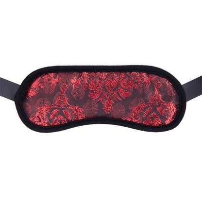 LATETOBED BDSM LINE - BLINDFOLD BICOLOR BLACK AND RED