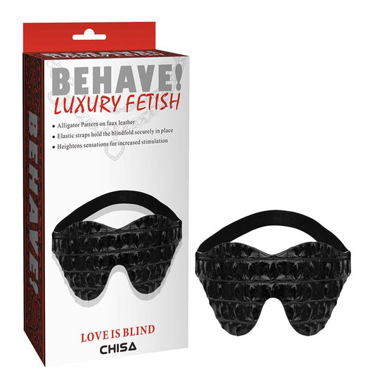 CHISA - BLINDFOLD LOVE IS BLIND ALLIGATOR PATTERN