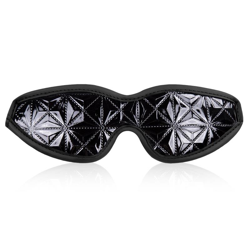 BLACK SAPPHIRE - BLINDFOLD SAPPHIRE VEGAN LEATHER