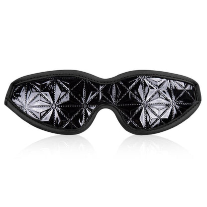 BLACK SAPPHIRE - BLINDFOLD SAPPHIRE VEGAN LEATHER