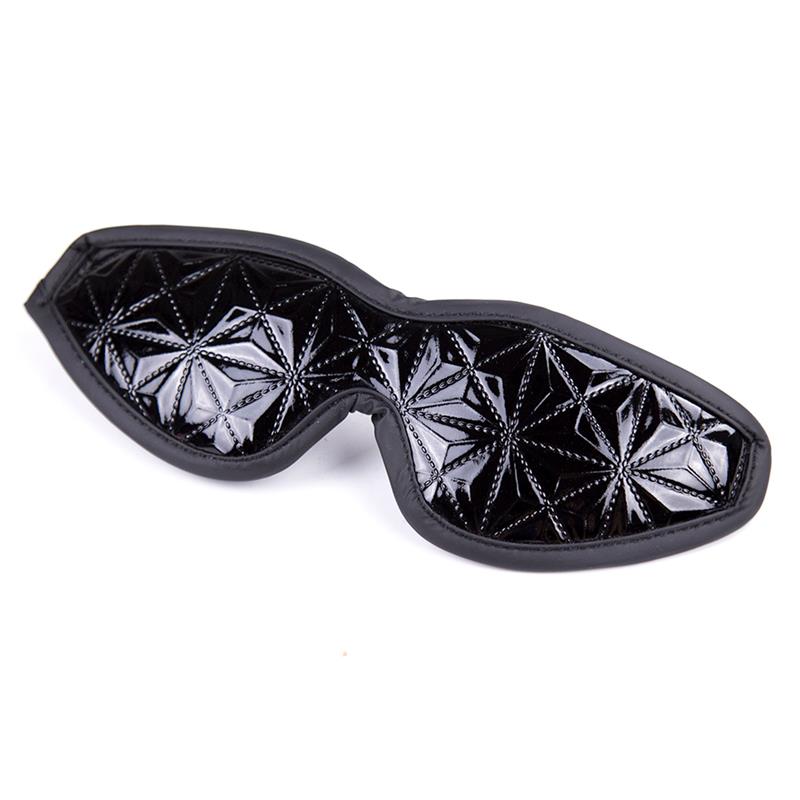 BLACK SAPPHIRE - BLINDFOLD SAPPHIRE VEGAN LEATHER