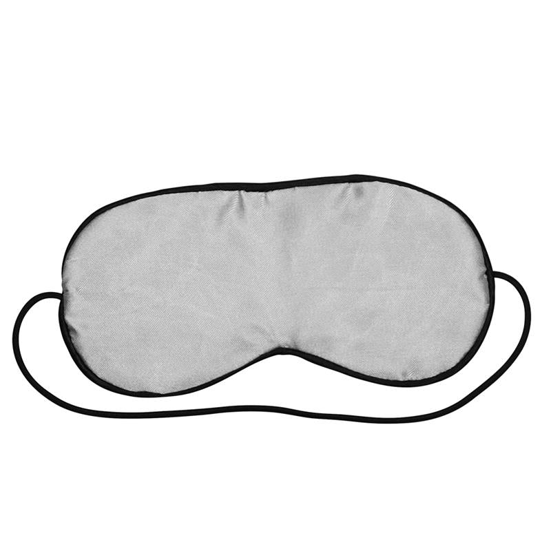 LOVETOY - BLINDFOLD SILVER AND BLACK WITH ELASTIC