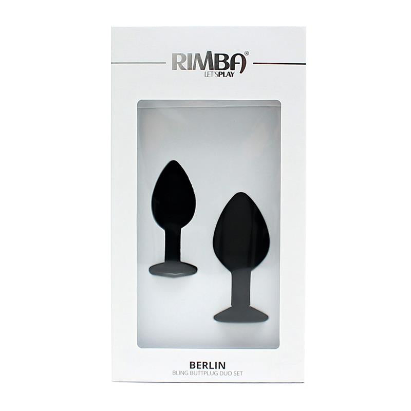 RIMBA TOYS - BLING BUTTPLUG DUO SET BERLIN BLACK