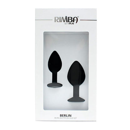 RIMBA TOYS - BLING BUTTPLUG DUO SET BERLIN BLACK