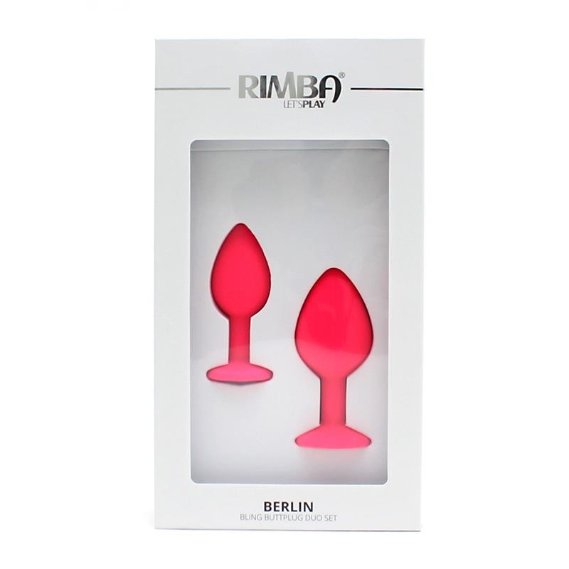 RIMBA TOYS - JUEGO DE PLUGS ANALES BERLIN ROSA