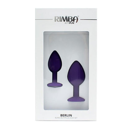 RIMBA TOYS - SET DE PLUGS ANALES BERLIN PURPURA