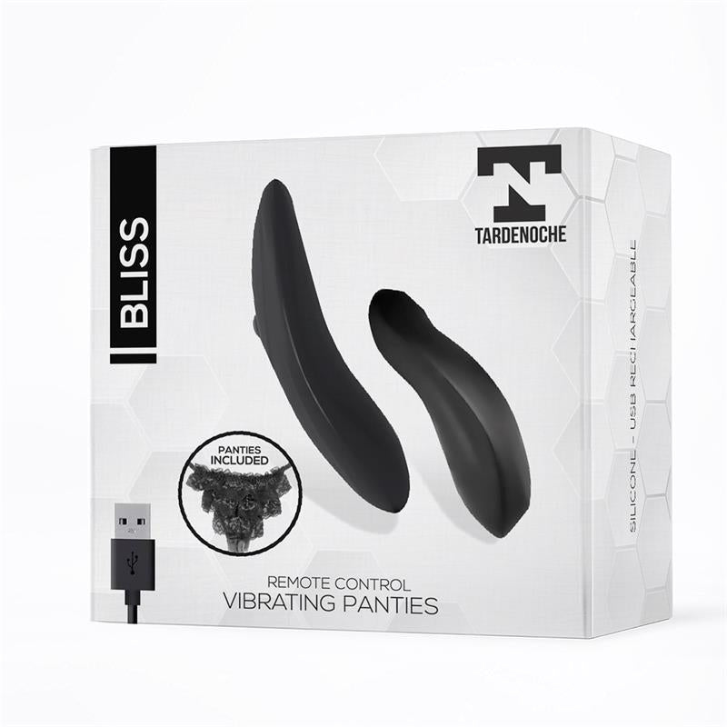 TARDENOCHE - BLISS VIBRATING PANTIES USB REMOTE CONTROL USB SILICONE