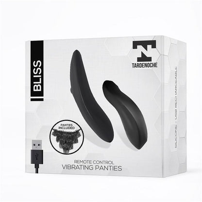 TARDENOCHE - BLISS VIBRATING PANTIES USB REMOTE CONTROL USB SILICONE