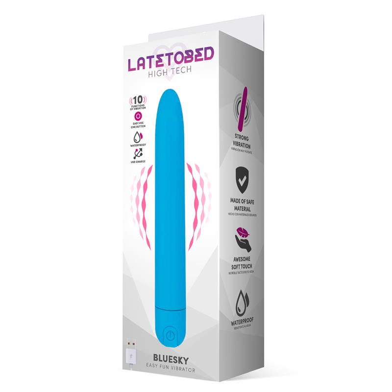 LATETOBED - BLUESKY VIBE 10 FUNCTIONS 18,5 CM USB MATE BLUE