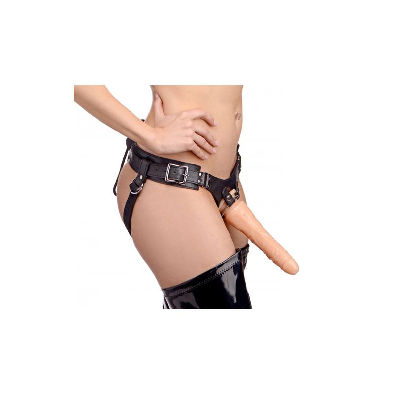 STRAP U - BODICE CORSET STYLE STRAP ON HARNESS BLACK