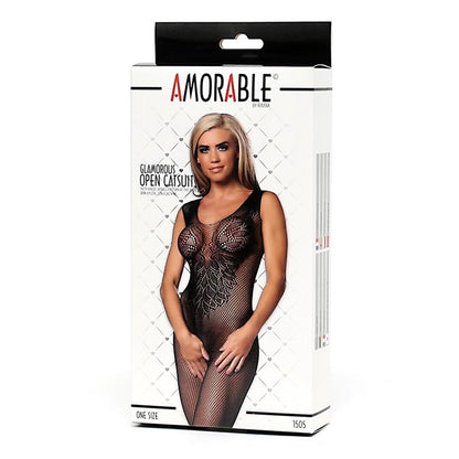 AMORABLE - BODYSTOCKING OPEN CROTCH ONE SIZE