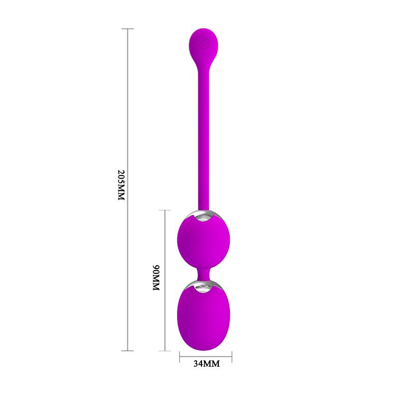 PRETTY LOVE - BOLAS VAGINALES CON VIBRACIÓN WILLIE CLAVE 25