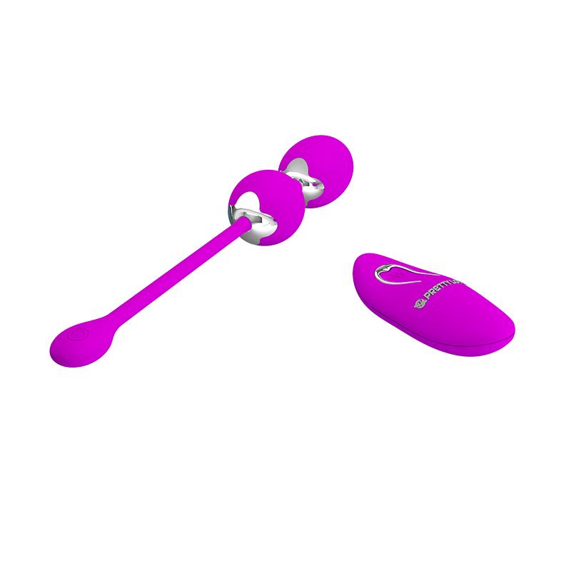 PRETTYLOVE - BOLAS VAGINALES CON VIBRACIÓN WILLIE CLAVE 25