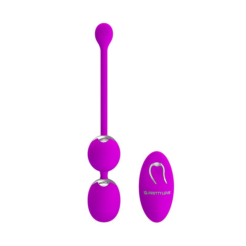 PRETTYLOVE - BOLAS VAGINALES CON VIBRACIÓN WILLIE CLAVE 25