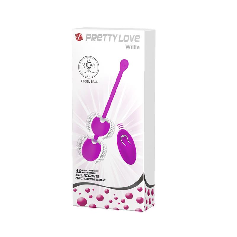 PRETTY LOVE - BOLAS VAGINALES CON VIBRACIÓN WILLIE CLAVE 25