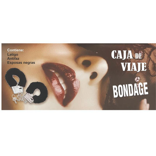 DIVERTY SEX - BONDAGE BOX WITH HANDCUFFS, WHIP AND MASK