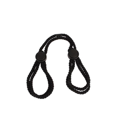 CHISA - BONDAGE COTTON CUFFS BLACK