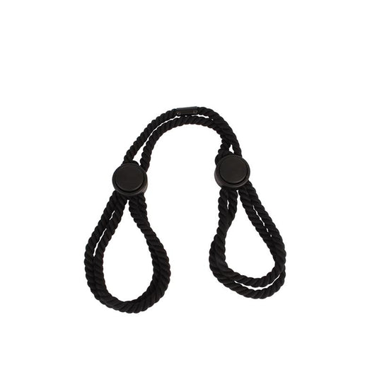 CHISA - BONDAGE COTTON CUFFS BLACK