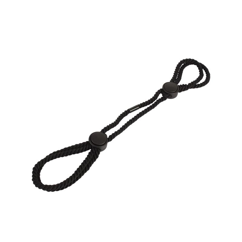 CHISA - BONDAGE COTTON CUFFS BLACK